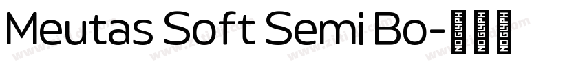 Meutas Soft Semi Bo字体转换